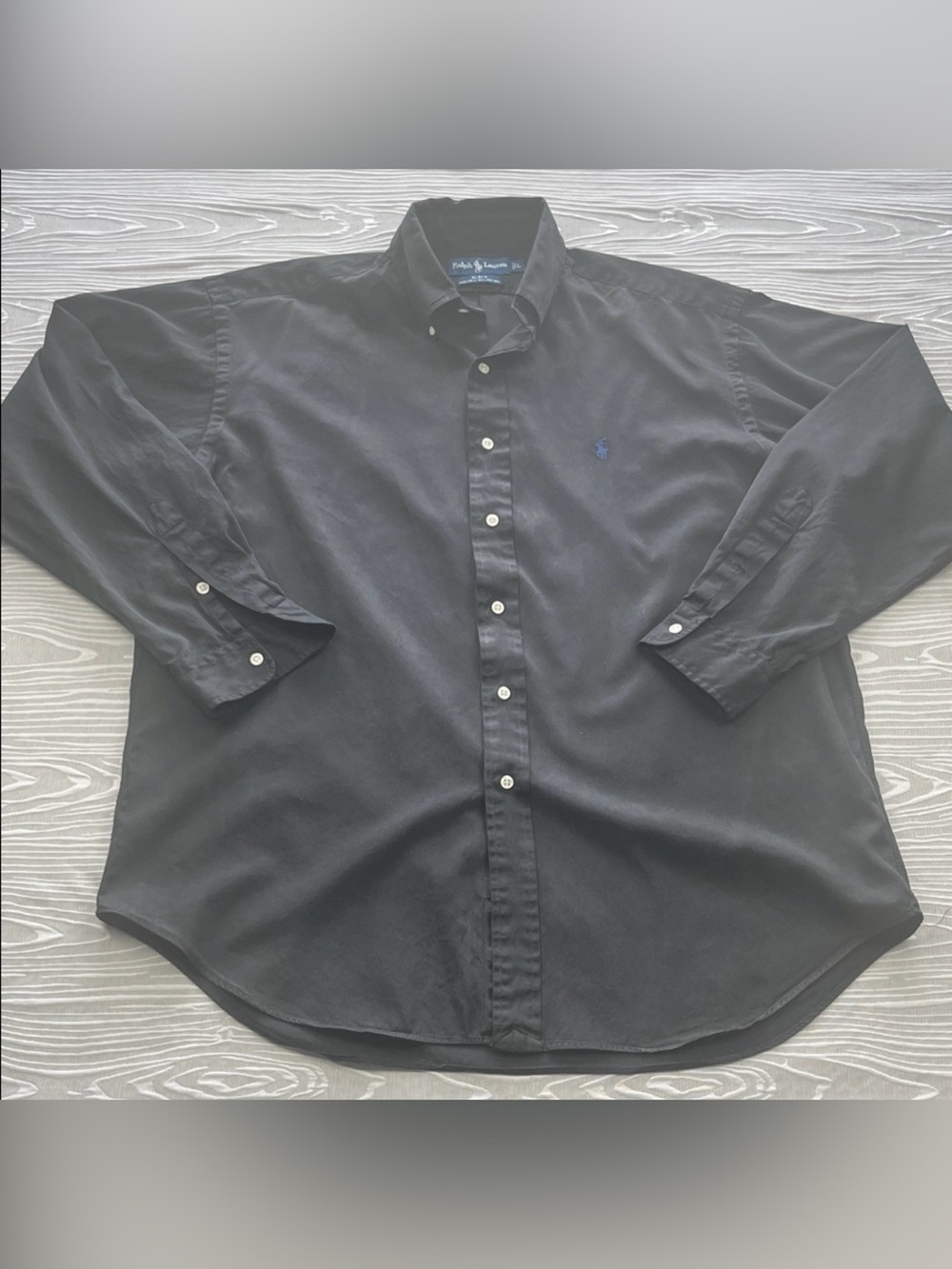Ralph Lauren Men’s Black Long-Sleeve Button-Down Shirt